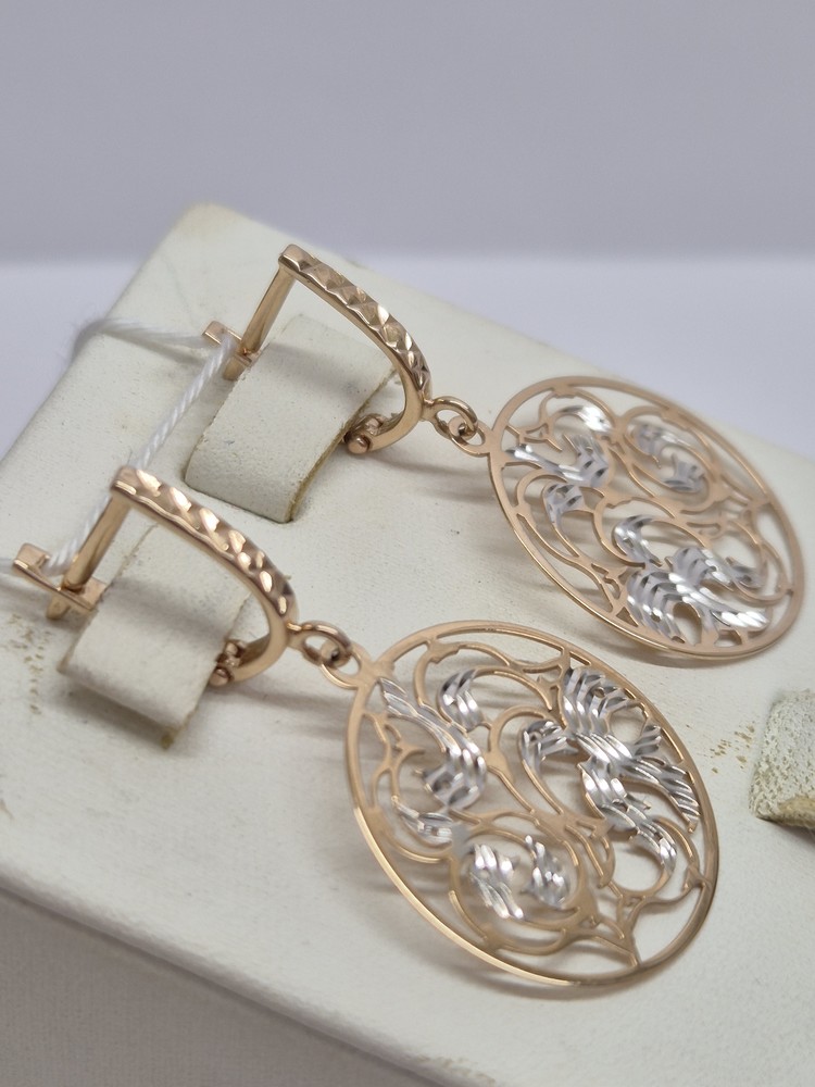 СЕРЬГИ БЕЗ КАМНЯ (Au 585)