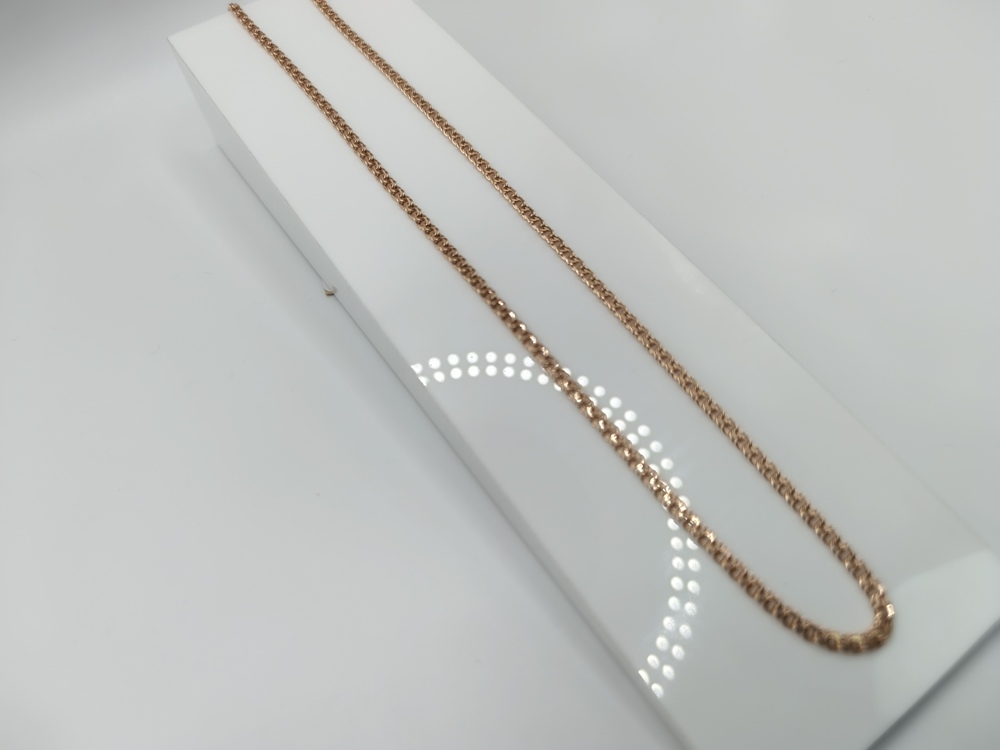 ЦЕПЬ ПУСТОТЕЛАЯ Бисмарк (Au 585)