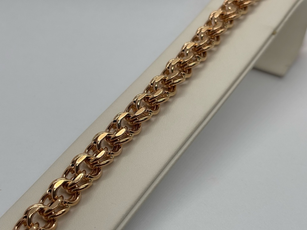 БРАСЛЕТ ПУСТОТЕЛЫЙ Бисмарк Au 585