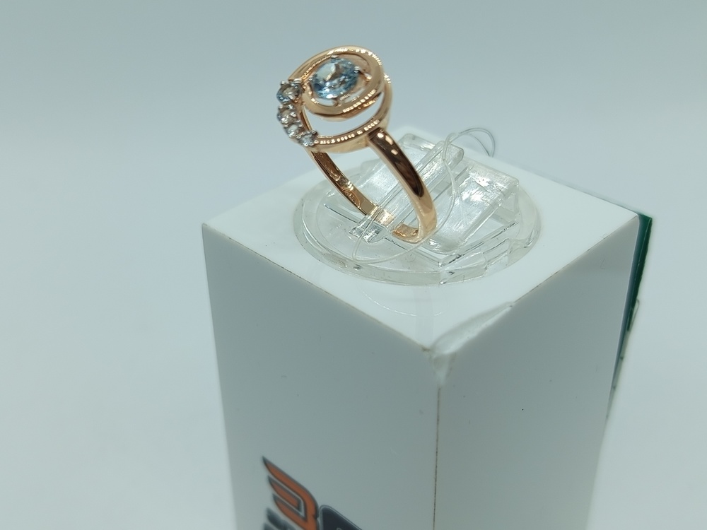 КОЛЬЦО ТОПАЗ (Au 585)