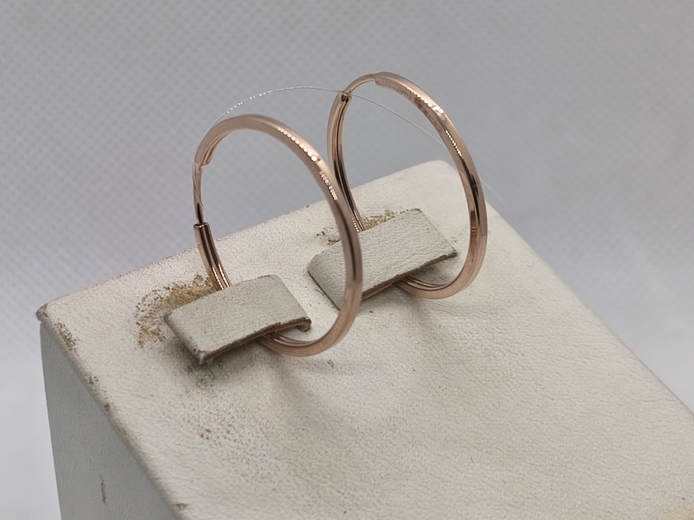 03-207337 СЕРЬГИ КОНГО без камня (Au 585)