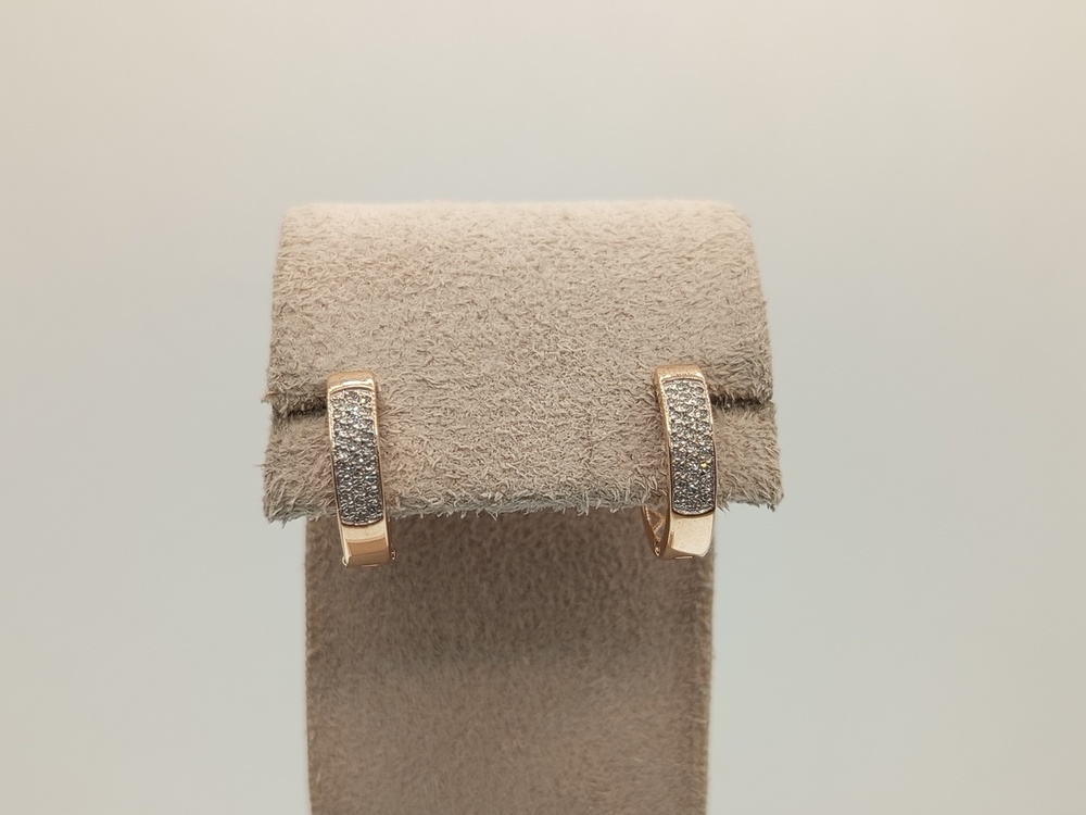 СКМИ585 СЕРЬГИ С КАМНЯМИ (Au 585)