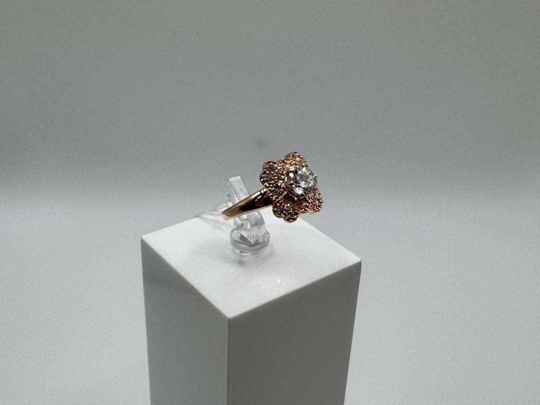 КОЛКМИ585 КОЛЬЦО С КАМНЯМИ (Au 585)