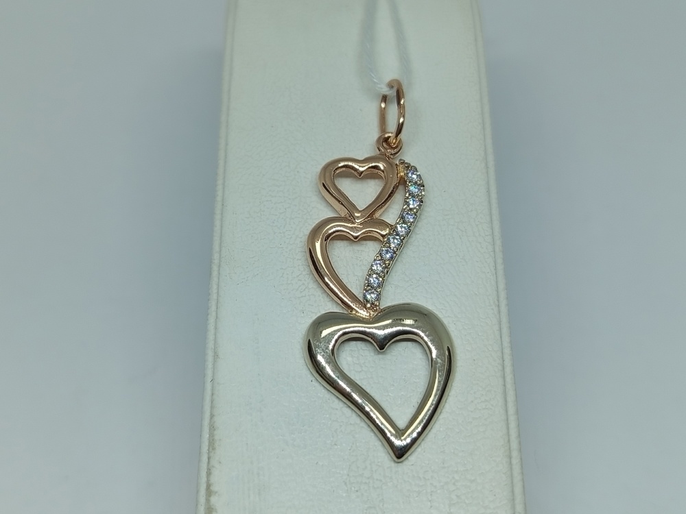 ПОДВЕСКА С КАМНЯМИ (Au 585)