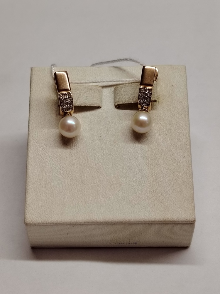 СЕРЬГИ С КАМНЯМИ (Au 585)