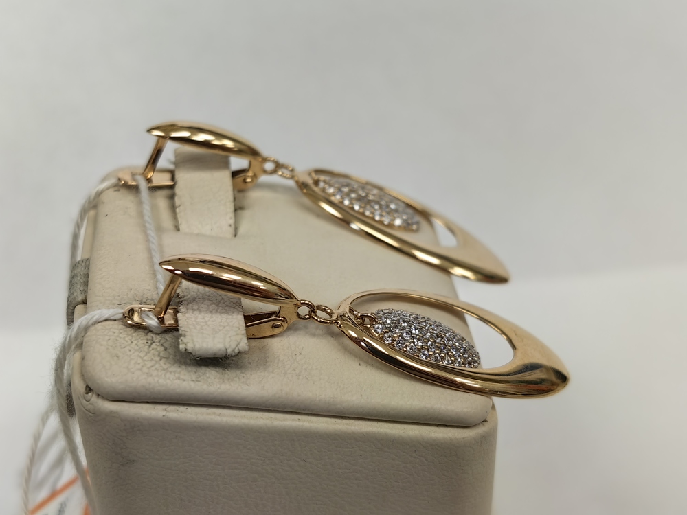 СЕРЬГИ С КАМНЯМИ (Au 585)