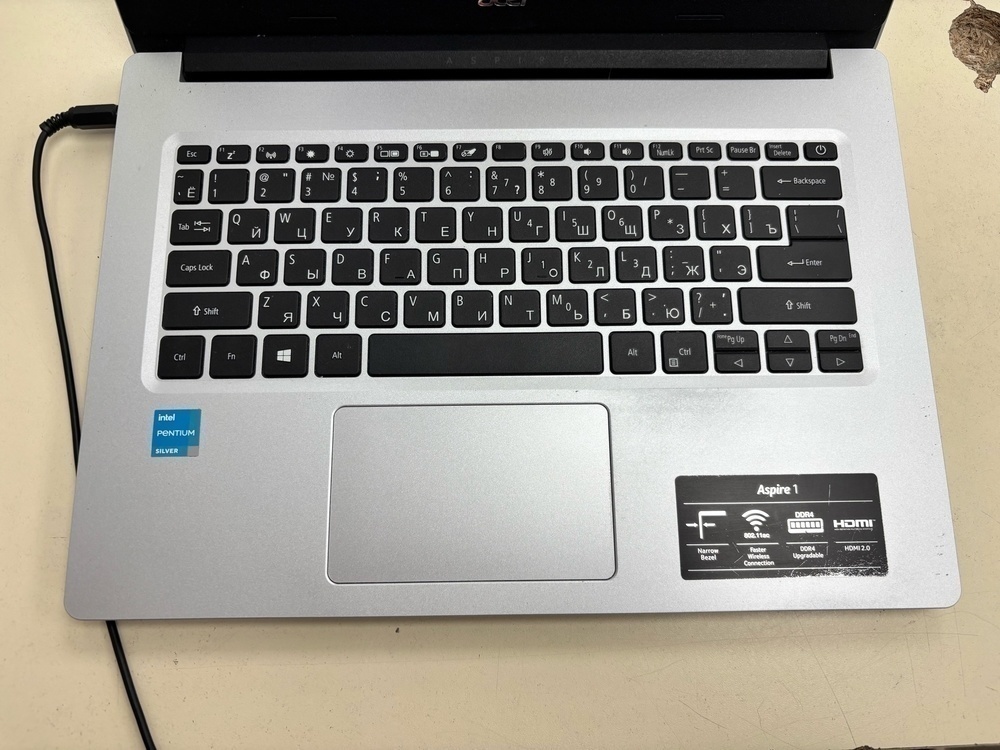 Ноутбук Acer; Silver N6000, Intel UHD Graphics, 8 Гб, 120 Гб, Нет