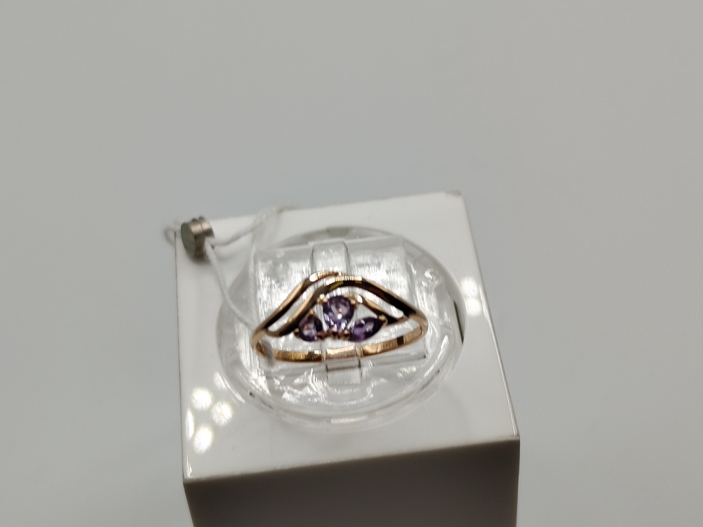 КОЛКМИ585 КОЛЬЦО С КАМНЯМИ (Au 585)