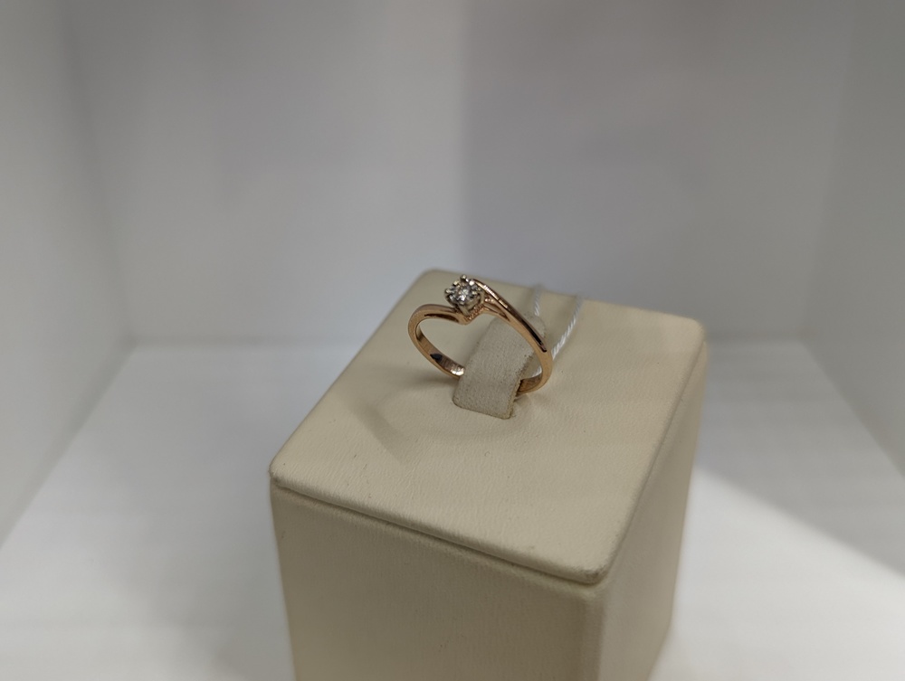 КОЛЬЦО БРИЛЛИАНТ Au 585