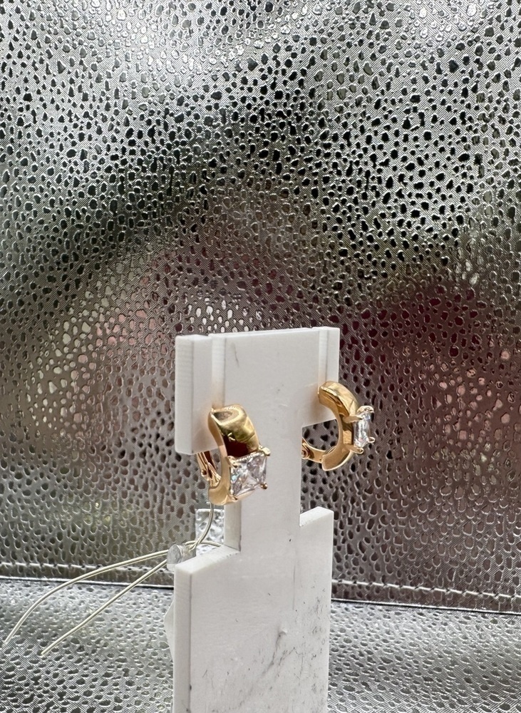 СЕРЬГИ С КАМНЕМ (Au 585)