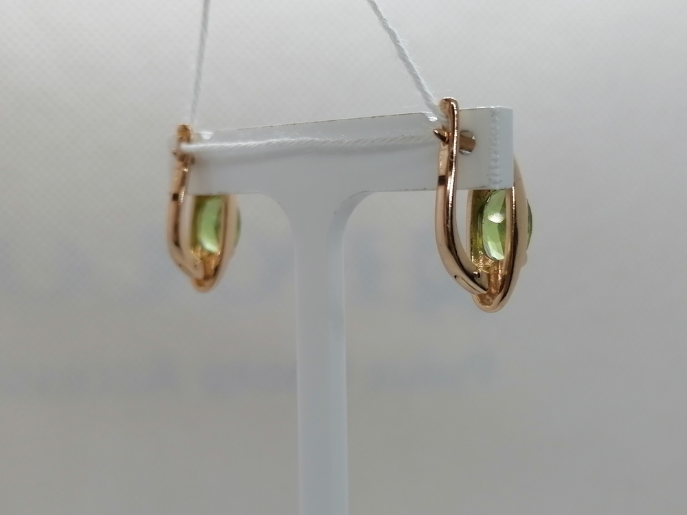 СЕРЬГИ С КАМНЕМ (Au 585)