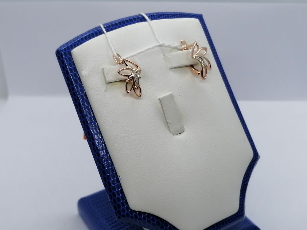 СЕРЬГИ С КАМНЯМИ (Au 585)