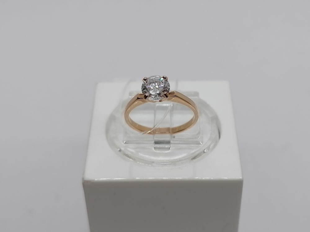 КОЛЬЦО С КАМНЕМ (Au 585)