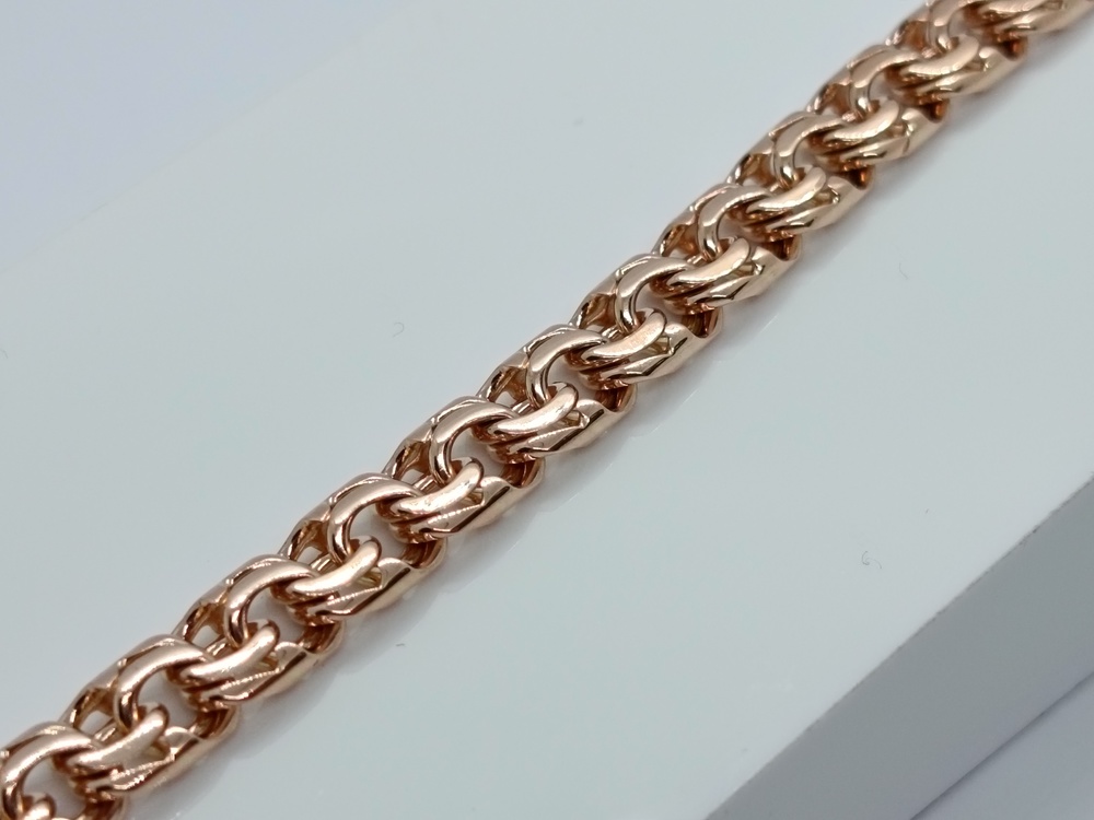 БЛБ585 БРАСЛЕТ ПОЛНОВЕСНЫЙ Бисмарк (Au 585)