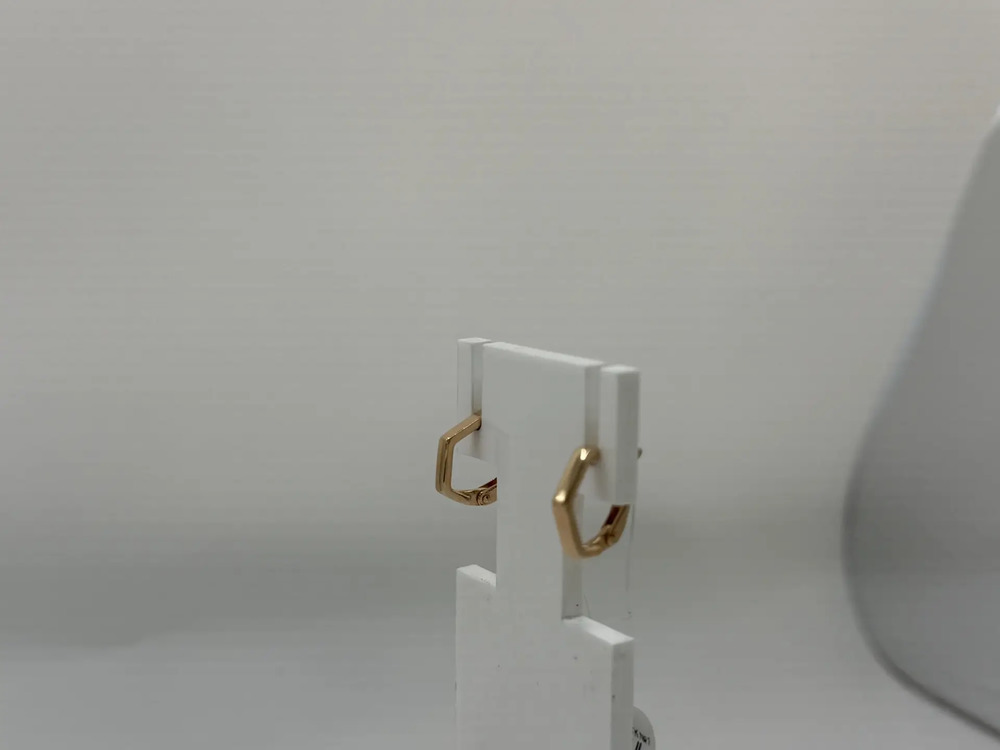 СЕРЬГИ БЕЗ КАМНЯ (Au 585)