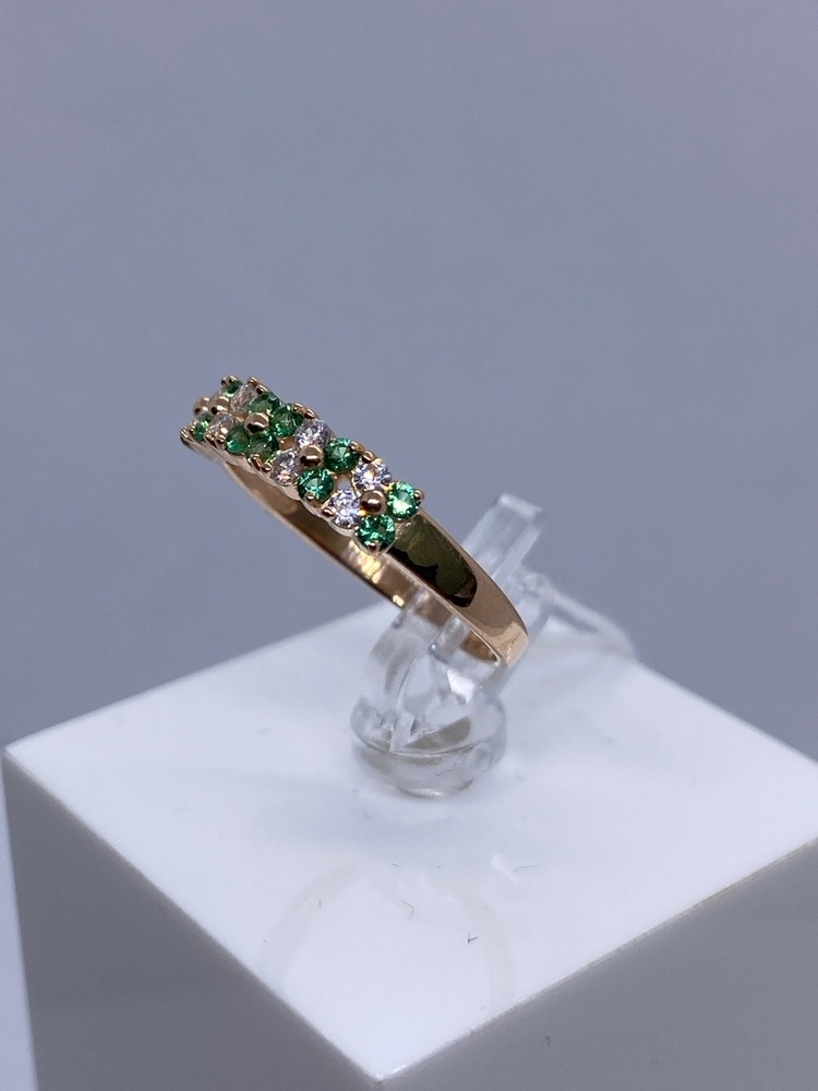 КОЛКМИ585 КОЛЬЦО С КАМНЯМИ (Au 585)