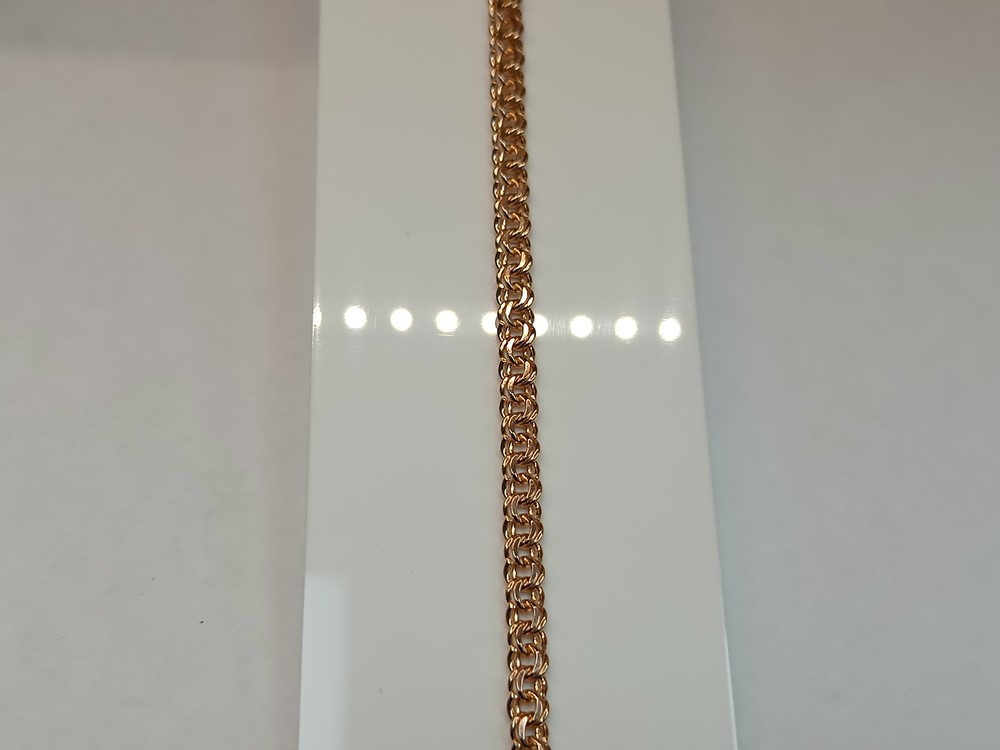 БЛБ585 БРАСЛЕТ ПОЛНОВЕСНЫЙ Бисмарк (Au 585)