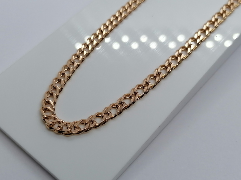 ЦЕПЬ ПОЛНОВЕСНАЯ Ромб двойной (Au 585)