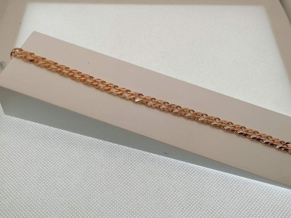 БРАСЛЕТ ПОЛНОВЕСНЫЙ Ромб двойной (Au 585)