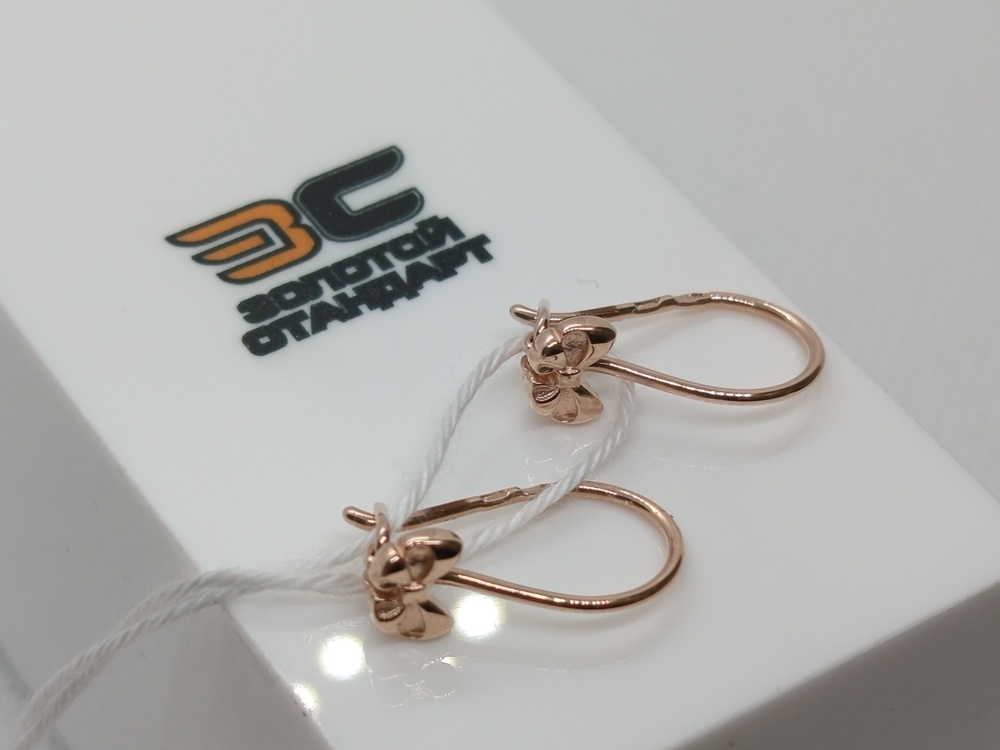 СЕРЬГИ БЕЗ КАМНЯ (Au 585)