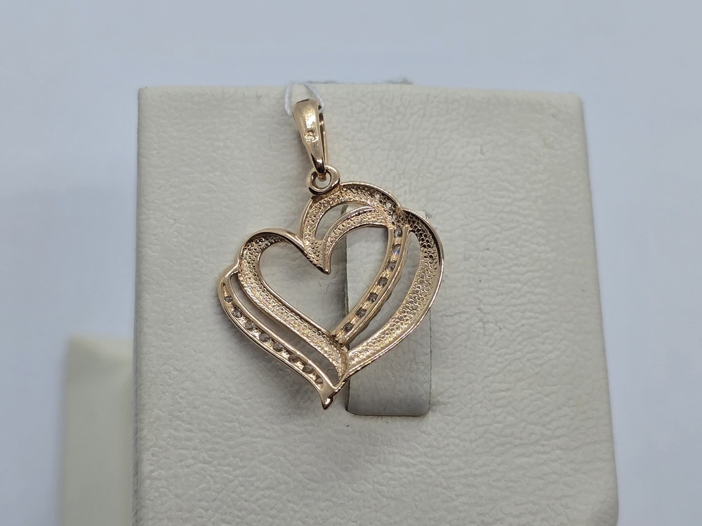 ПОДКМИ585 ПОДВЕСКА С КАМНЯМИ (Au 585)