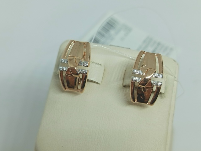 СЕРЬГИ С КАМНЯМИ (Au 585)