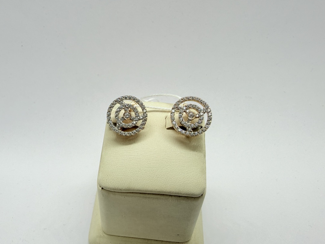 СЕРЬГИ С КАМНЯМИ (Au 585)