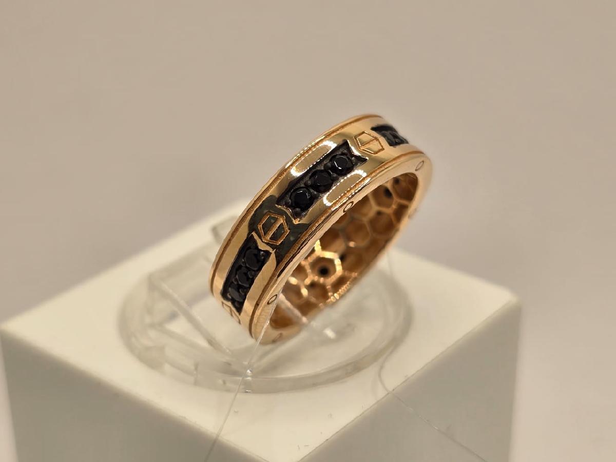 ПЕЧАТКА С КАМНЯМИ (Au 585)