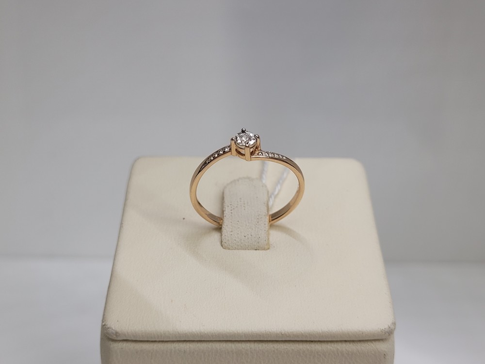 КОЛЬЦО БРИЛЛИАНТ Au 585