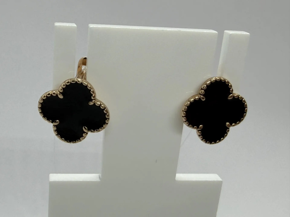 СЕРЬГИ С КАМНЕМ (Au 585)