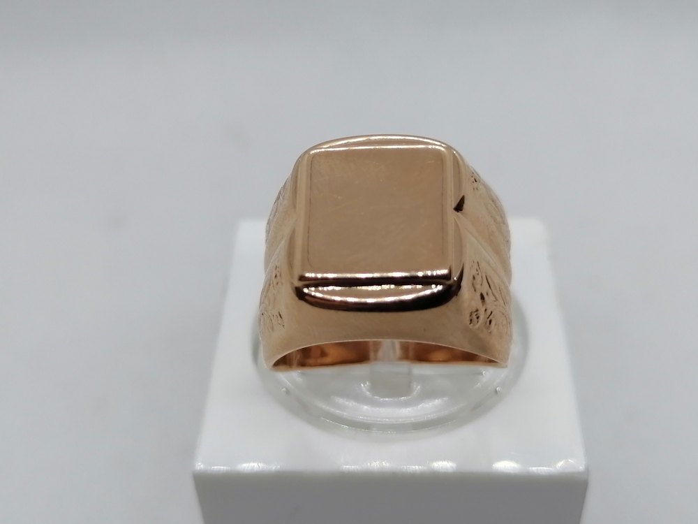 ПЕЧАТКА БЕЗ КАМНЯ (Au 583)