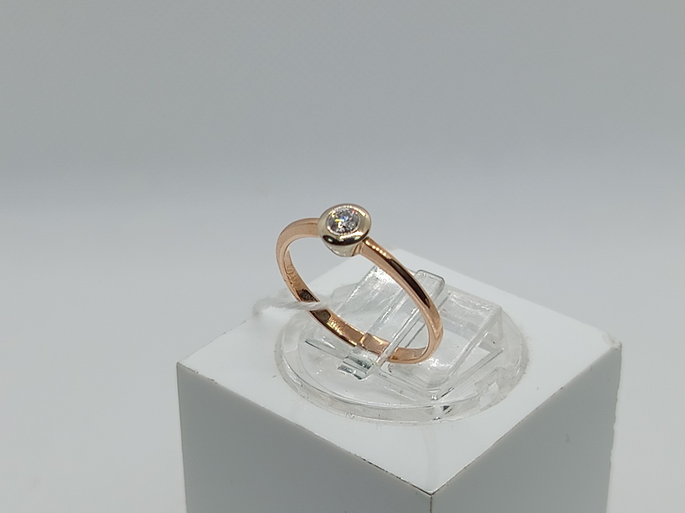 КОЛЬЦО БРИЛЛИАНТ Au 585