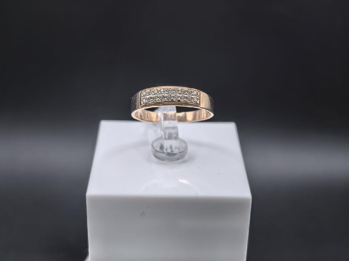 КОЛКМИ585 КОЛЬЦО С КАМНЯМИ (Au 585)