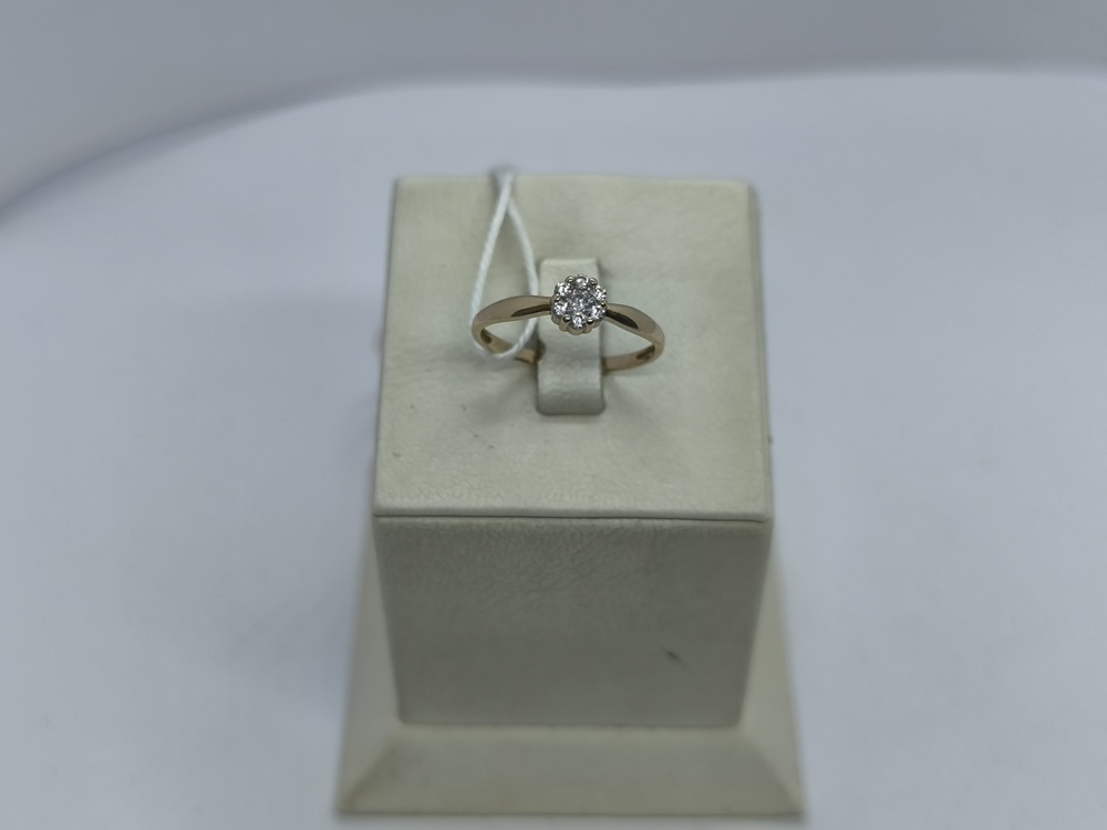 КОЛКМИ585 КОЛЬЦО С КАМНЯМИ (Au 585)