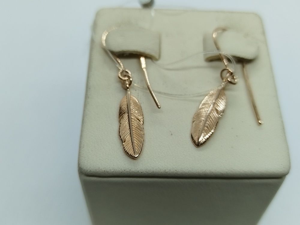 СЕРЬГИ БЕЗ КАМНЯ (Au 585)