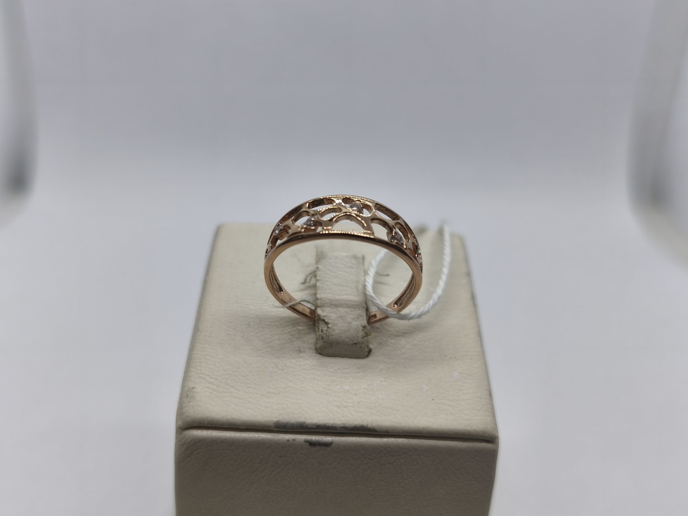 КОЛКМИ585 КОЛЬЦО С КАМНЯМИ (Au 585)