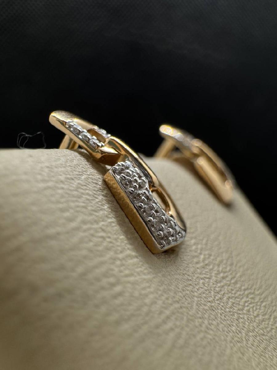 СЕРЬГИ С КАМНЯМИ (Au 585)