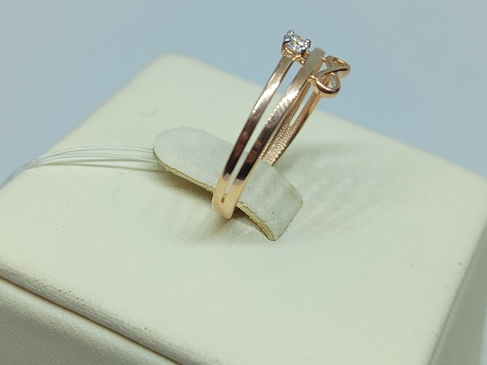 КОЛЬЦО С КАМНЕМ (Au 585)