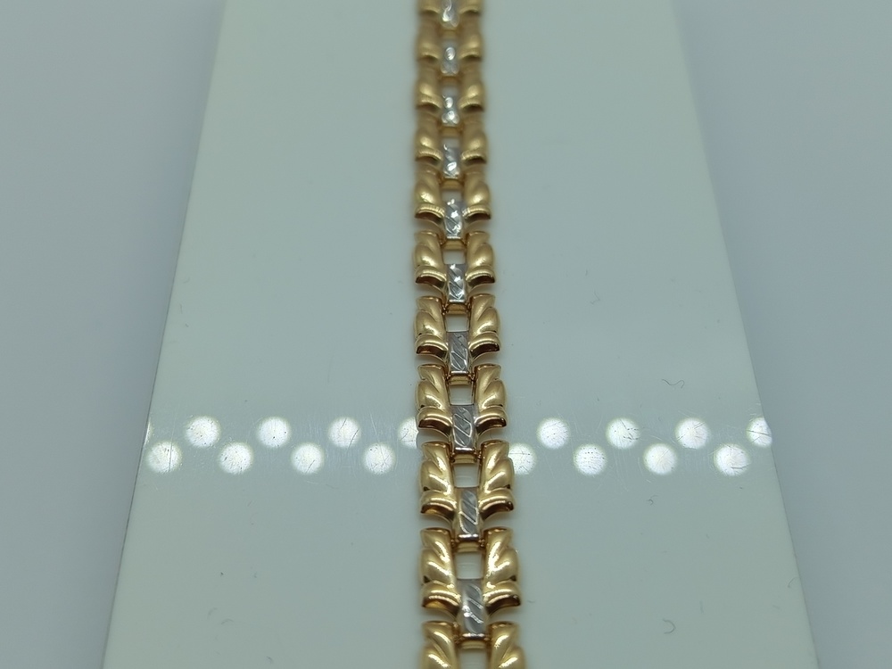 БРАСЛЕТ ПОЛНОВЕСНЫЙ Штамповка Au 585