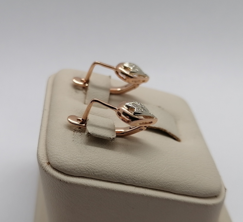 СЕРЬГИ С КАМНЯМИ (Au 585)