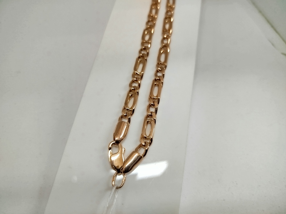 ЦЛФК585 ЦЕПЬ ПОЛНОВЕСНАЯ Фигаро(картье) (Au 585)
