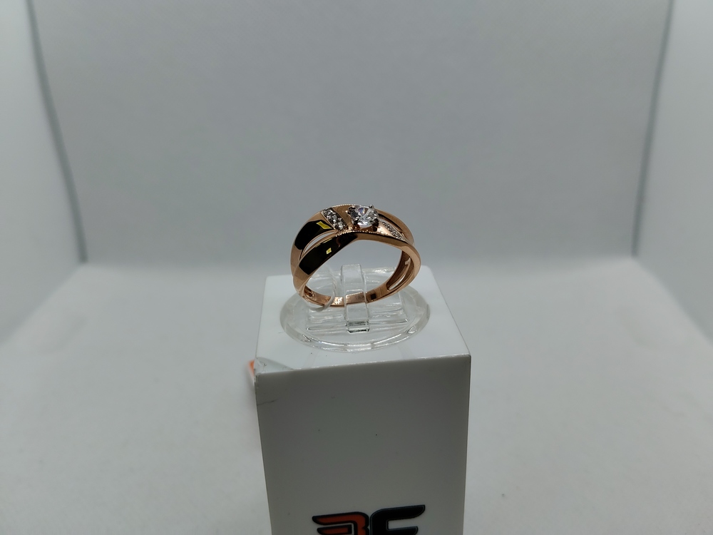 КОЛКМИ585 КОЛЬЦО С КАМНЯМИ (Au 585)