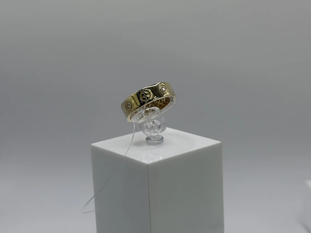 КОЛЬЦО С КАМНЯМИ (Au 585)