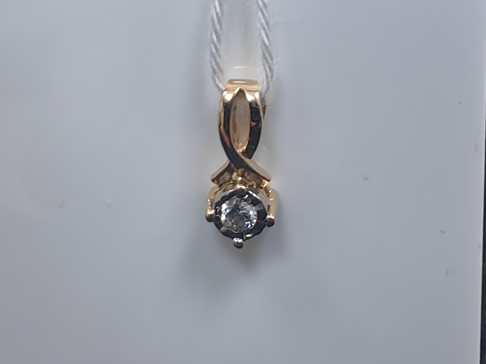 ПОДВЕСКА БРИЛЛИАНТ Au 585