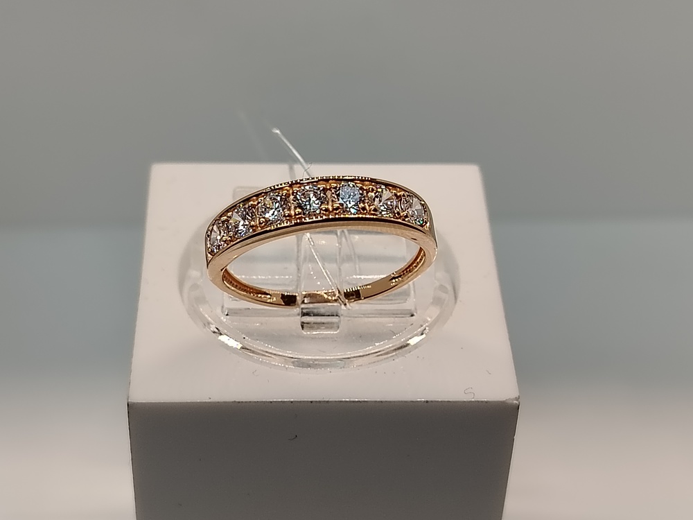 КОЛЬЦО С КАМНЯМИ (Au 585)