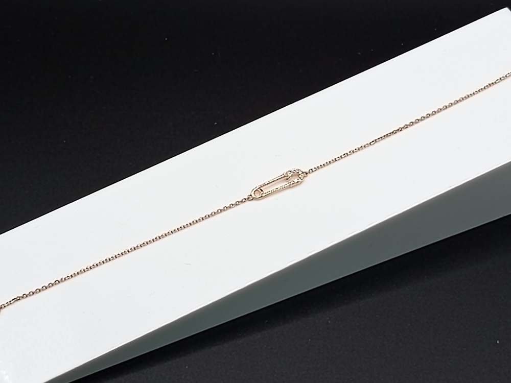 Б585 БРАСЛЕТ С КАМНЯМИ (Au 585)