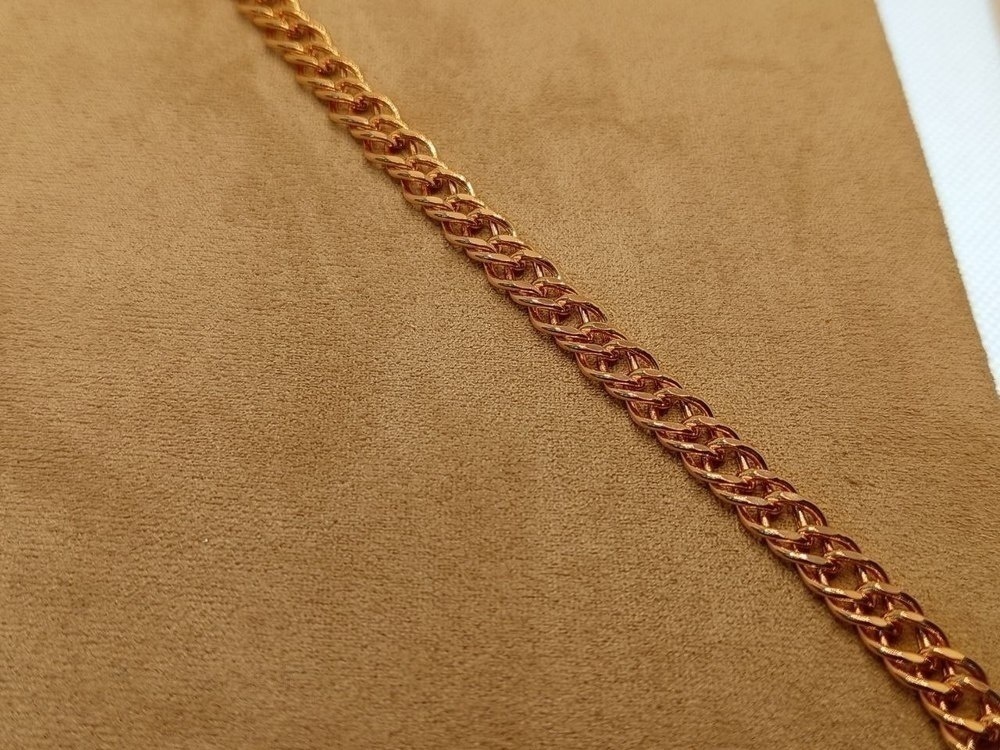 БРАСЛЕТ ПУСТОТЕЛЫЙ Ромб двойной (Au 585)