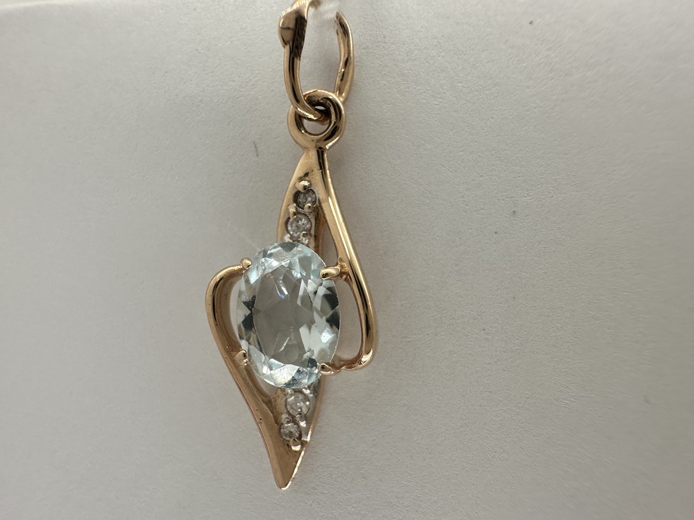 ПОДВЕСКА С КАМНЯМИ (Au 585)