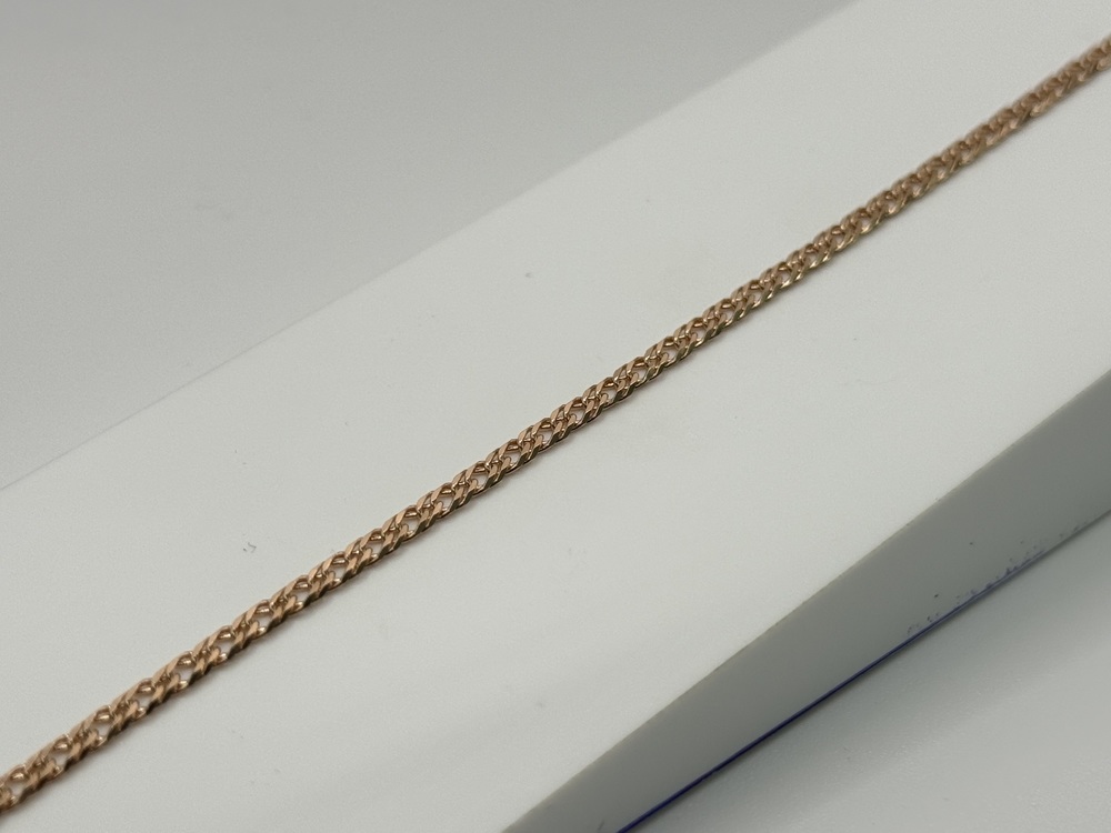 БРАСЛЕТ ПОЛНОВЕСНЫЙ Ромб двойной Au 585