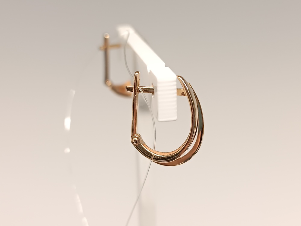 СЕРЬГИ БЕЗ КАМНЯ (Au 585)